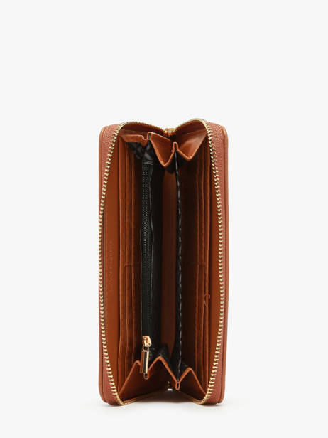 Portefeuille Lulu castagnette Bruin zip CHRYS103 ander zicht 1